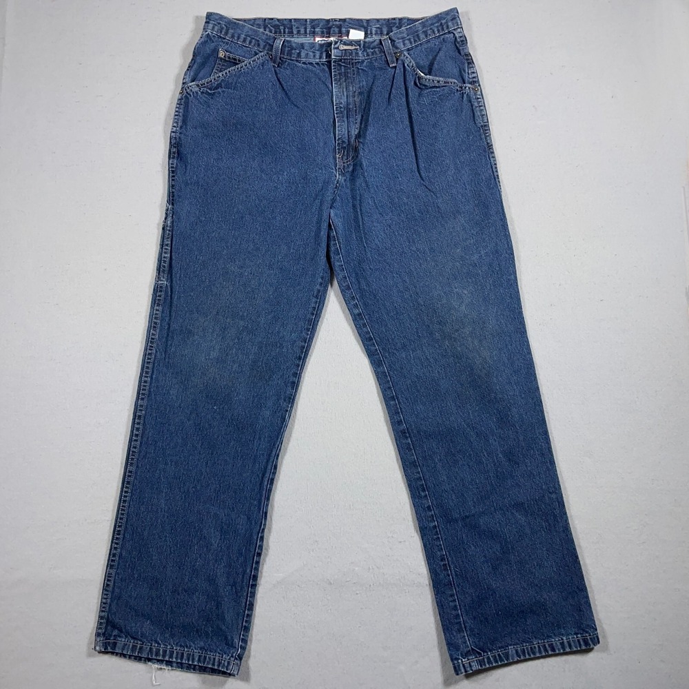 Vintage Old Navy Carpenter Jeans Men‎ 38 Regular Straight Blue Baggy Skater 90s